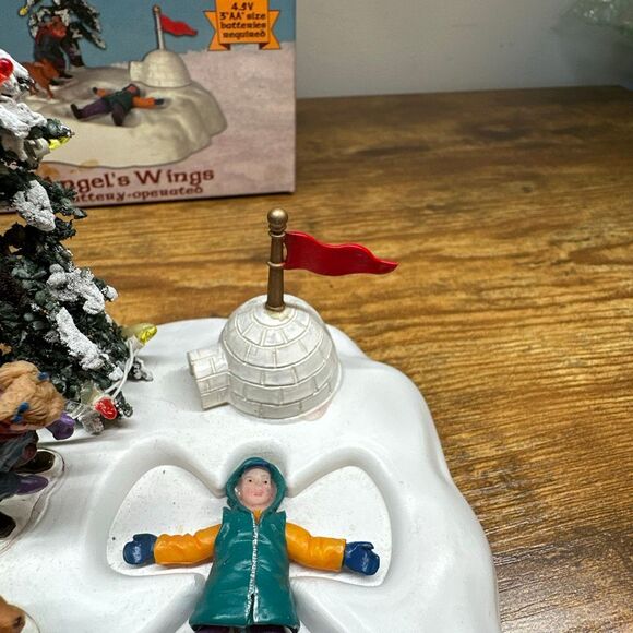 Lemax 2004 Angel’s Wings Lighted & Animated Accent Christmas Village Accent - Picture 6 of 13